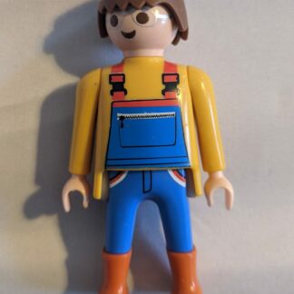 Mechaniker von Playmobil mit Brille und Latzhose