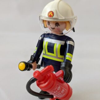 Feuerwehrfrau Playmobilfigur Feuerlöscher