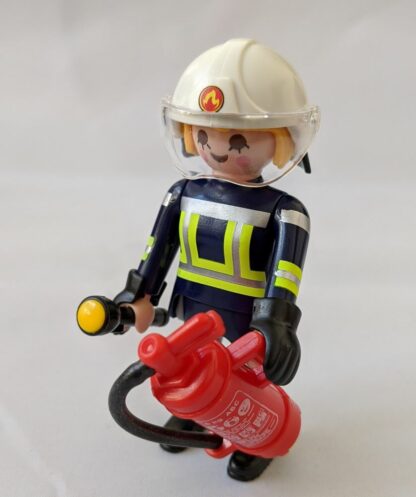 Feuerwehrfrau Playmobilfigur Feuerlöscher