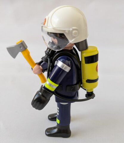 Feuerwehrmann Playmobilfigur Atmemmaske