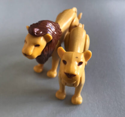 Playmobil Tiere - Löwenpaar - Löwe - Löwin - gebrauchter Zustand - Verkauf wie abgebildet