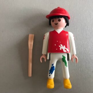 Playmobilfigur Maler mit Pinsel - Verkauf wie abgebildet