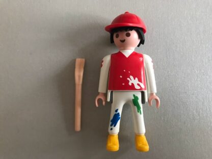 Playmobilfigur Maler mit Pinsel - Verkauf wie abgebildet