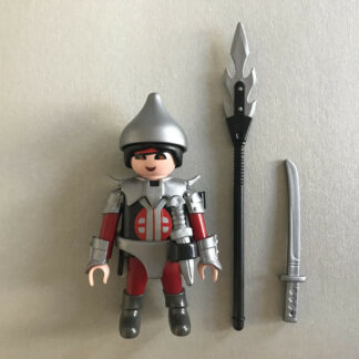 Roter Asia Ritter Playmobil klein