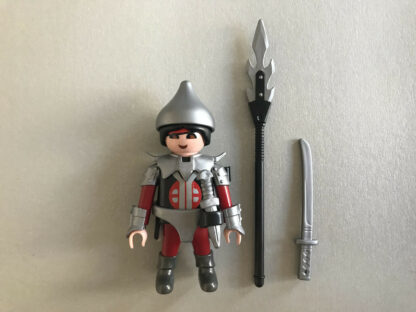 Roter Asia Ritter Playmobil klein