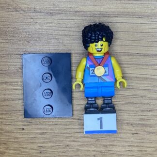 Sprinter | Series 25 | Lego Minifigur | Stand | 1. Platz |